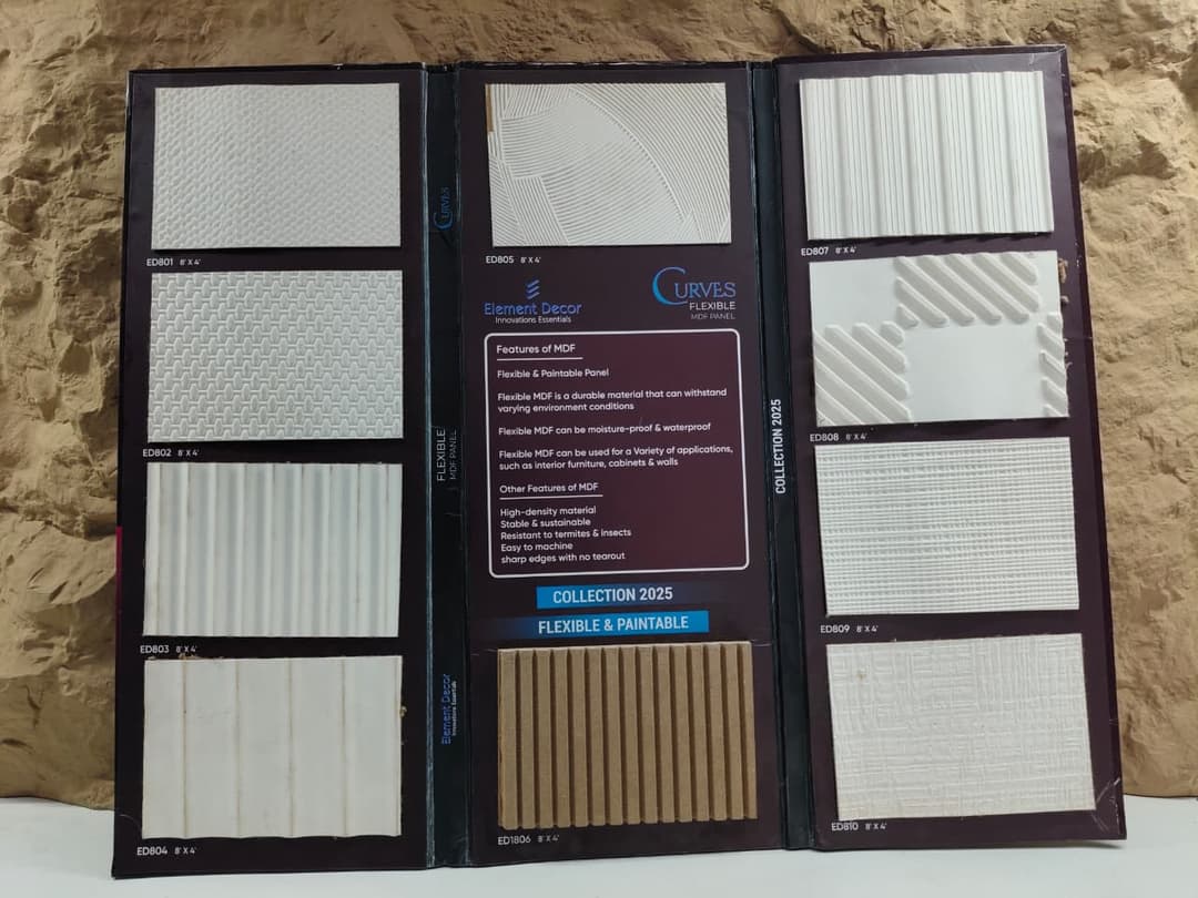 Flexible Curve MDF paintable